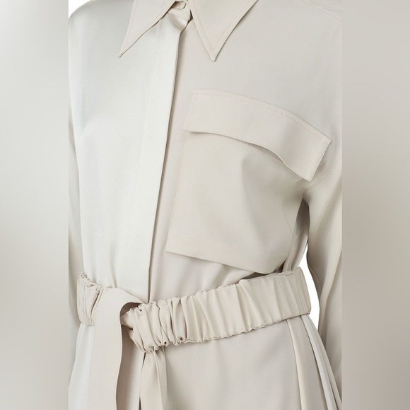 CO Satin Shirt Dress - Picture 13 of 14